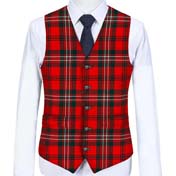 Waistcoat, Tartan Vest, Wool, Scott Tartan